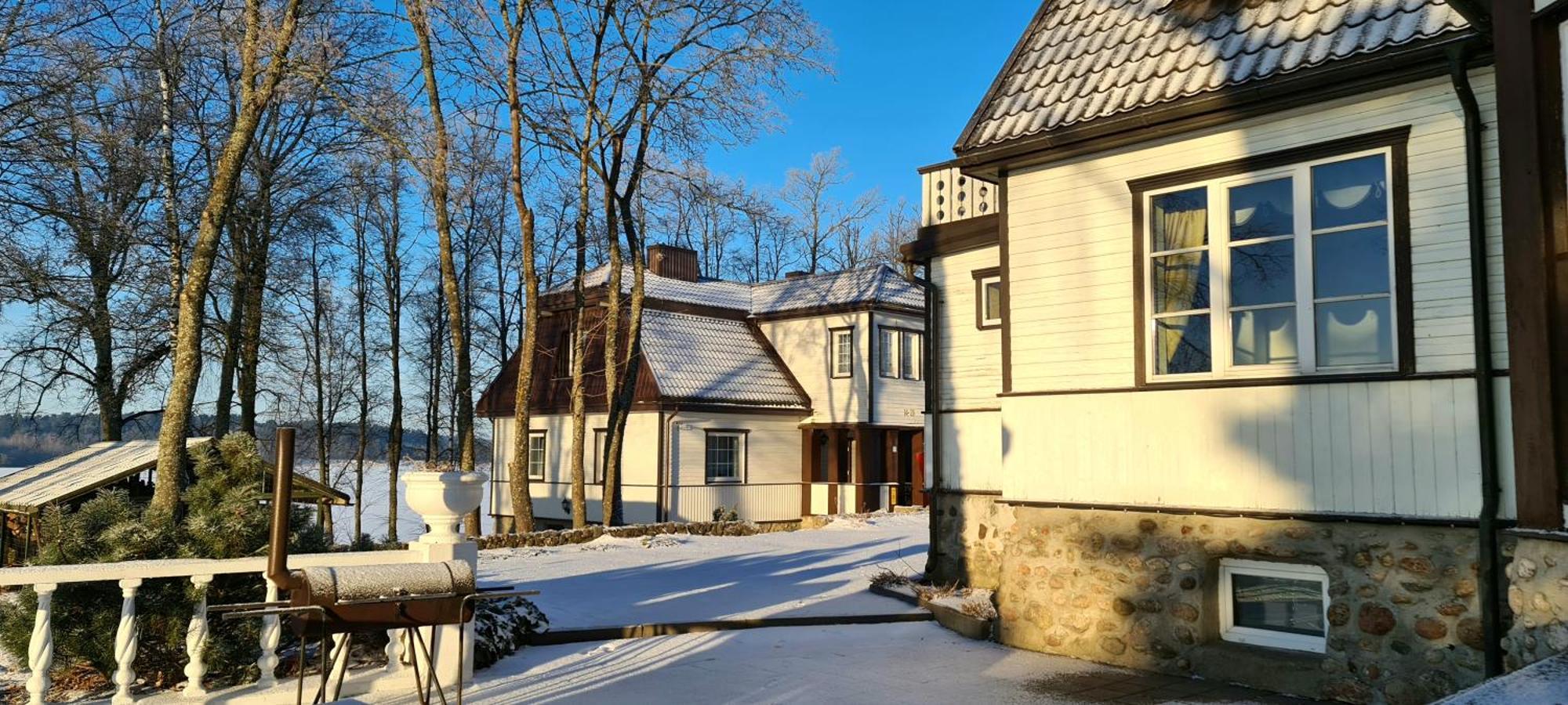 Hotel Slenis Trakuose Trakai Exterior foto